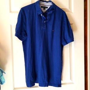 Men's Tommy Hilfiger polo shirt L Royal Blue